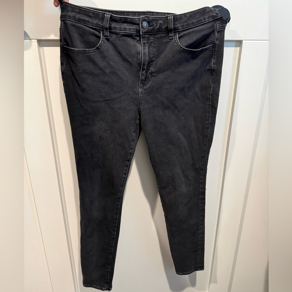 American Eagle Outfitters Black Dream Stretch Jeggings - 12R